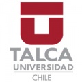 U of Talca logo in grey and maroon
