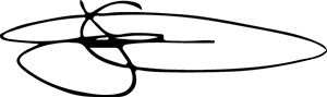 John Lienhard Signature black line