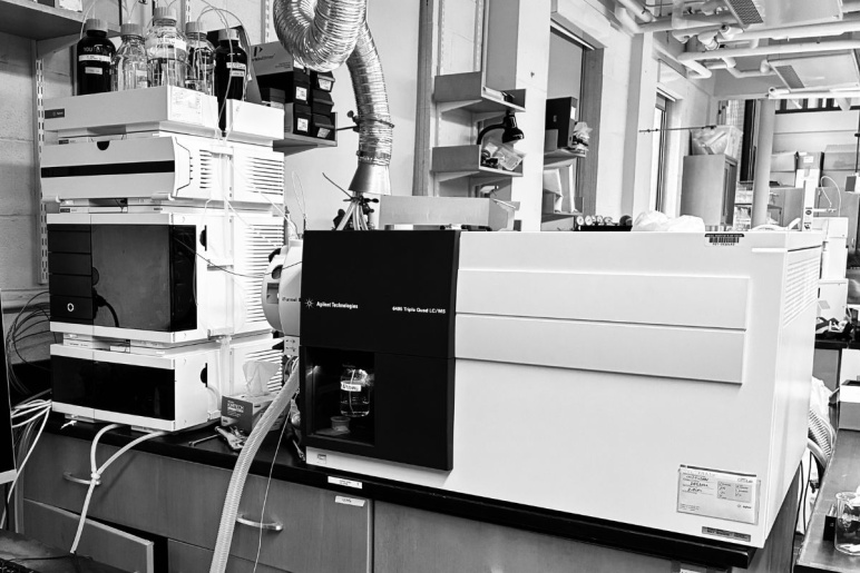 Liquid Chromatography-Mass Spectrometry (LCMS) machines in a lab