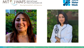 Headshots of Daniela Morales on the left and Shubhi Goyal on the right