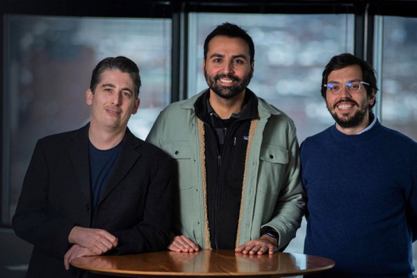 Founders of Adaviv (left to right): Ian Seiferling (CEO), Moe Vazifeh (CTO), and Julian Ortiz (COO)