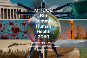 Event Banner - MITCOB BioSummit -  Living in the Future: Human Health in 2050