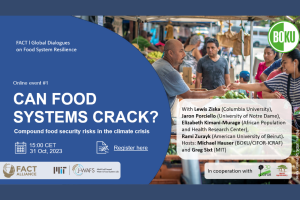 Event banner - BOKU webinar: Can Food Systems Crack?
