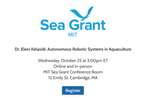 Event banner - MIT Sea Grant Lecture