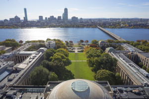 A photo of the MIT Campus from an elevated viewpoint
