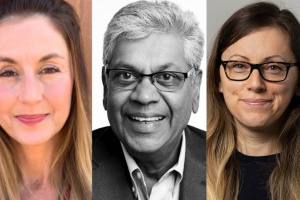 Side by side headshots of Joanne Tingey-Holyoak, Chandra Madramootoo, and Neda Trifkovic