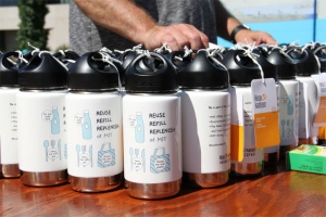 Close up of MITOS Water Bottles
