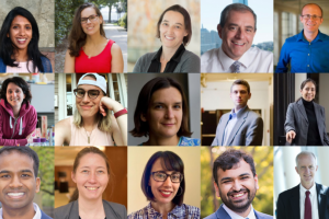 Headshots of all 15 Committed to Caring Award recipients
