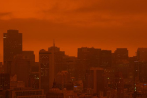 Extreme heat in a city 