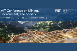 Project poster with image of mining site