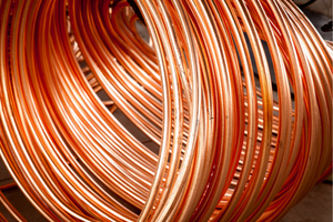 Close-up image of copper