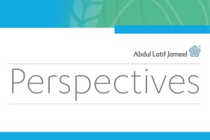Perspectives Blue and Green Logo