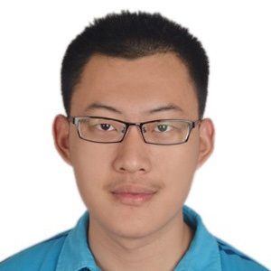 Asian man with glasses and short black hair